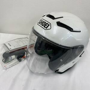 【即決】 SHOEI ショウエイ J-CRUISE2 Jクルーズ2 ジェットヘルメット Mサイズ ホワイト系 白系 8562-100