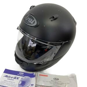 【即決】 アライ(Arai) バイクヘルメット フルフェイス ASTRO GX SNELL 黒系 ブラック系 L(59-60㎝)サイズ 8472-100