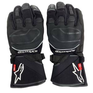 【美品】 alpinestars アルパインスターズ グローブ ANDES TOURING OUTDRY GLOVES 黒系 ブラック系 Ｍサイズ　8274-K