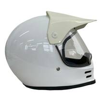 【訳あり】 SHOEI FX-TOURING　フルフェイスヘルメット 白系 ホワイト系 Sサイズ 8415-100_画像4