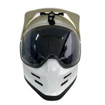 【訳あり】 SHOEI FX-TOURING　フルフェイスヘルメット 白系 ホワイト系 Sサイズ 8415-100_画像2