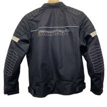 【美品】 HARLEY DAVIDSON ハーレーダビッドソン 98161-18ac メンズ ライダース ジャケット Mサイズ ブラック系 黒系 8337-80_画像2