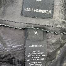 【即決】 HARLEY DAVIDSON ハーレーダビッドソン ダブルライダースジャケット レザー 98114-16VM Mサイズ ブラック系 黒系 8338-80_画像4
