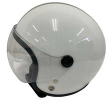 【即決】 GT-MACH　HALF MINI JET TYPE　ジェットヘルメット フリーサイズ ホワイト系 白系 8235-100_画像3