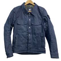 【美品】 Revit レブイット Jacket ライディングジャケット FSO008-6350 デニム 青系 ブルー系 Sサイズ　8283-80_画像1