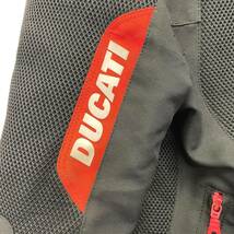 【即決】 DUCATI ドゥカティ ×SPIDI メッシュジャケット 黒系/赤系 ブラック系 /レッド系 Sサイズ 8486-100_画像6