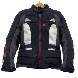 【即決】 DUCATIｘREV'IT ドゥカティｘレブイット ジャケット GORE－TEX ゴアテックス 黒系 ブラック系 Lサイズ 8488-100