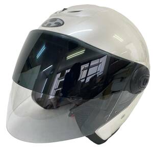 【即決】 OGK Kabuto オージーケーカブト VALER-J(バレル) ジェットヘルメット 白系 ホワイト系 Sサイズ　8561-100