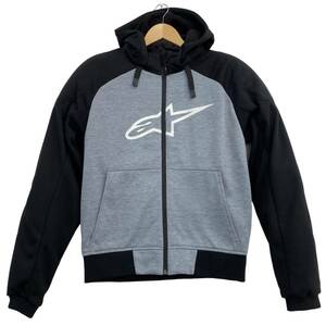 【美品】 alpinestars アルパインスターズ ジャケット CHROME SPORTS HOODIE フーディー 黒系 ブラック・グレー系 Ｍサイズ　8897-100