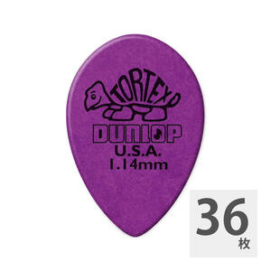 JIM DUNLOP 423R TORTEX SMALL TEAR DROP 1.14×36枚 ピック