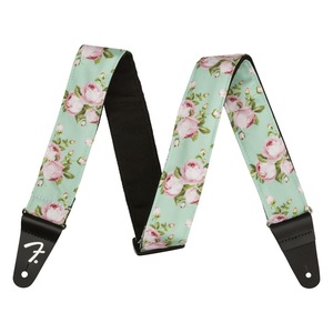 フェンダー Fender Floral Strap Surf Green 2 ギターストラップ おしゃれ