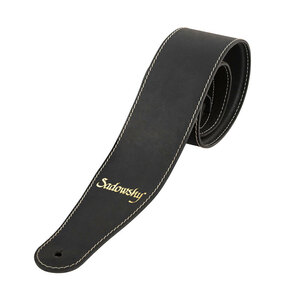 Sadowsky MetroLine Genuine Leather Bass Strap Black/Gold ベースストラップ