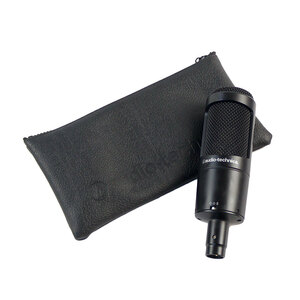 [ used ] Audio Technica condenser microphone AUDIO-TECHNICA AT2050o- tech microphone shock mount less 