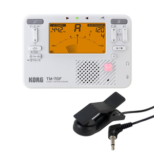  Korg tuner metronome tuner wind instrumental music Mike attaching TM-70F WH Flanger FA-01M wind instruments stringed instruments brass band o-ke -stroke laKORG