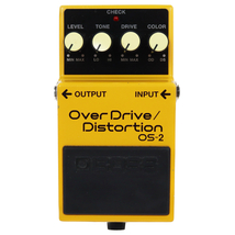 【中古】オーバードライブ ディストーション エフェクター BOSS OS-2 OverDrive Distortion ギターエフェクター_画像1