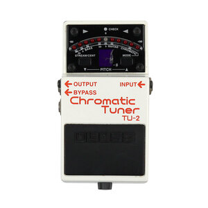 [ used ] black matic tuner effector BOSS TU-2 Chromatic Tuner pedal tuner 