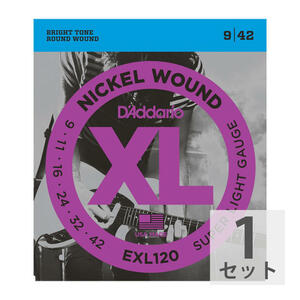DAddario EXL120×3セット エレキギター弦 Super Light [09-42] ダダリオ