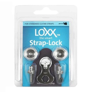 LOXX LOXX Music Box Standard Chrome strap lock guitar strap lock 