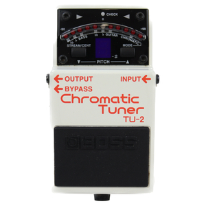 【中古】クロマチックチューナー エフェクター BOSS TU-2 Chromatic Tuner ペダルチューナー