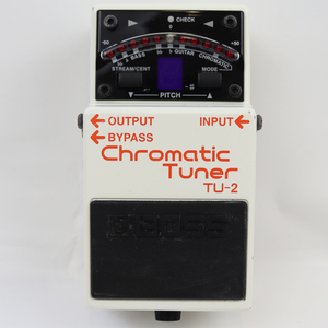 【中古】クロマチックチューナー エフェクター BOSS TU-2 Chromatic Tuner ペダルチューナー