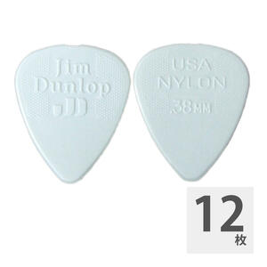 ギターピック 12枚 セット ジムダンロップ 0.38mm 44R Nylon Standard JIM DUNLOP ジムダン