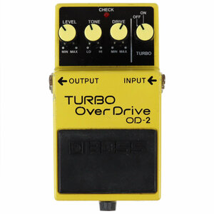 【中古】ターボオーバードライブ エフェクター BOSS OD-2 TURBO OverDrive ボス ギターエフェクター