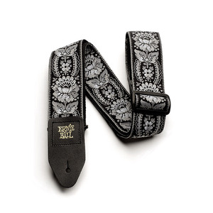 【正規品】 ERNIE BALL 4150 ギターストラップ JACQUARD STRAP SILVER ORLEANS ジャカードストラップ シル