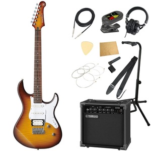  electric guitar beginner set Yamaha pasifika guitar PACIFICA212VFM TBS GA15II amplifier attaching YAMAHA guitar introduction 11 point set 