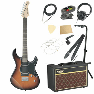  электрогитара начинающий комплект Yamaha pasifika гитара PACIFICA120H TBS VOX усилитель имеется YAMAHA гитара введение 11 позиций комплект 