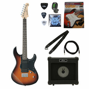  electric guitar beginner set Yamaha pasifika guitar PACIFICA120H TBSpasifikaARIA amplifier . small articles attaching YAMAHA guitar introduction set 