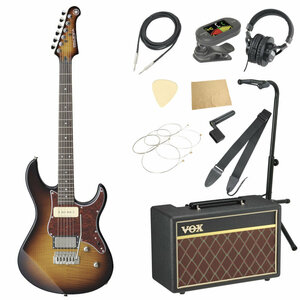  электрогитара начинающий комплект Yamaha pasifika гитара PACIFICA611VFM TBS VOX усилитель имеется YAMAHA гитара введение 11 позиций комплект 