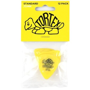 ギターピック 12枚 セット ジムダンロップ 0.73mm Tortex Standard Yellow Player's Pack JIM DUNLOP ジムダン