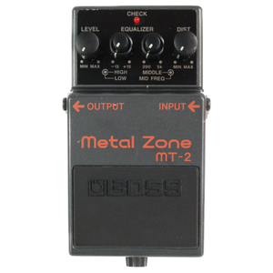 【中古】メタルゾーン エフェクター BOSS MT-2 Metal Zone ボス ギターエフェクター