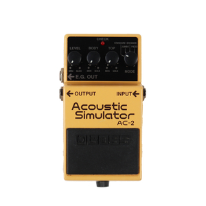 [ б/у ] акустический тренажер эффектор BOSS AC-2 Acoustic Simulator гитара эффектор 