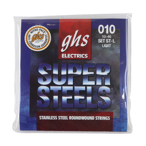 GHS ST-L Super Steels LIGHT 010-046 electric guitar string ×3 set 