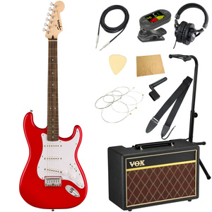 エレキギター 入門セット スクワイヤー ストラト Sonic Stratocaster HT LRL TOR VOXアンプ付き 11点セット Squier ギター 初心者セット