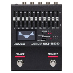 イコライザー ギター用 ベース用 BOSS EQ-200 GRAPHIC EQUALIZER 10バンド グラフィックイコライザー エフェクター ギターエフェクター