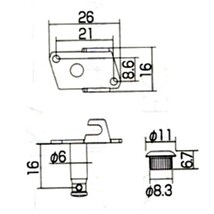 フェイマス ウクレレ ペグ GOTOH Famous GOTOH製 ペグF-1 ウクレレ用ペグ ゴトー_画像3