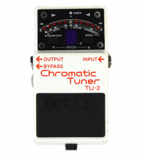 [ used ] black matic tuner effector BOSS TU-2 Chromatic Tuner pedal tuner 