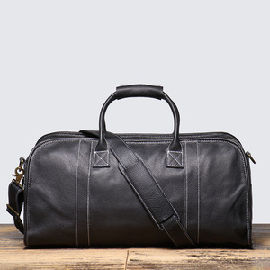  Boston bag original leather men's high capacity multifunction PC correspondence back leather man business leather sport bag commuting going to school 1.2 day business trip travel ventilation 