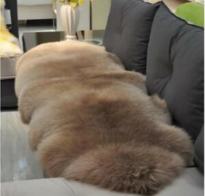  Celeb . thing * high quality * mouton fleece fur mat melino kind . natural mouton 100% rug mat * mouton rug 2p 75*180cm