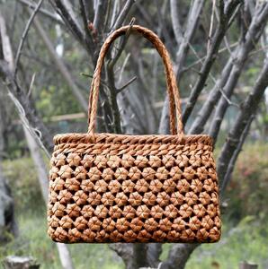  popular recommendation * hand-knitted mountain ... bag . mountain .. wistaria . basket bag basket cane basket * worker handmade superior article 