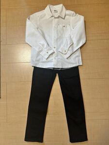 【中古】正装／シャツ・パンツセット／130