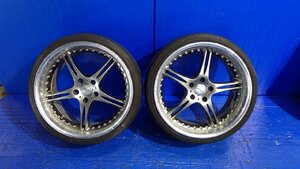 SSR ヴェルフェン GT03 19 Inch 10.0J +37 5穴 PCD 114.3 アルミWheels 2本set 深リム スタンス ゼロクラ 18Crownから取り外し