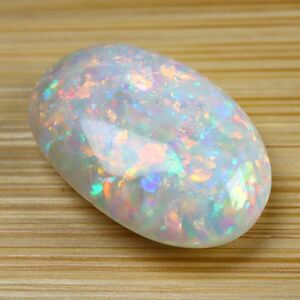  Australia production natural white opal 4.17ct white opal