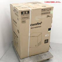 C6476YO 【未使用品】上開き 冷凍庫 99L コンフィー(COMFEE') RCC100WH/E 24年製 温度調節6段階家電 キッチン_画像2