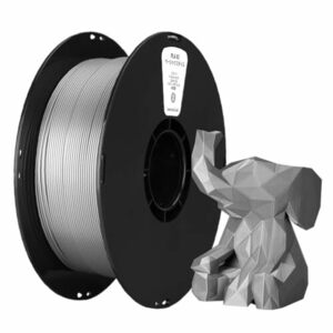 PLA 3Dプリンターフィラメント素材 1.75mm径 スプール造形材料 1.75MM1KG_シルバー 頑丈で耐久性がある 高い安