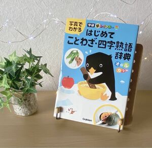 新品未使用　写真でわかる はじめてことわざ・四字熟語辞典　売切れ続出の大人気商品です！　本　学習参考書　子ども向け