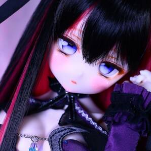 ◆いぬちよ◆ DDH-27(セミホワイト肌/やわフタ) ソフビ盛りカスタムヘッド+アイ DD MDDの画像1