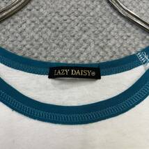 1円スタート! （19）LAZY DAISY レイジーデイジー ラグラン 長袖Tシャツ サイズM ロンT カットソー パンク レディース トップス 最落なし_画像5